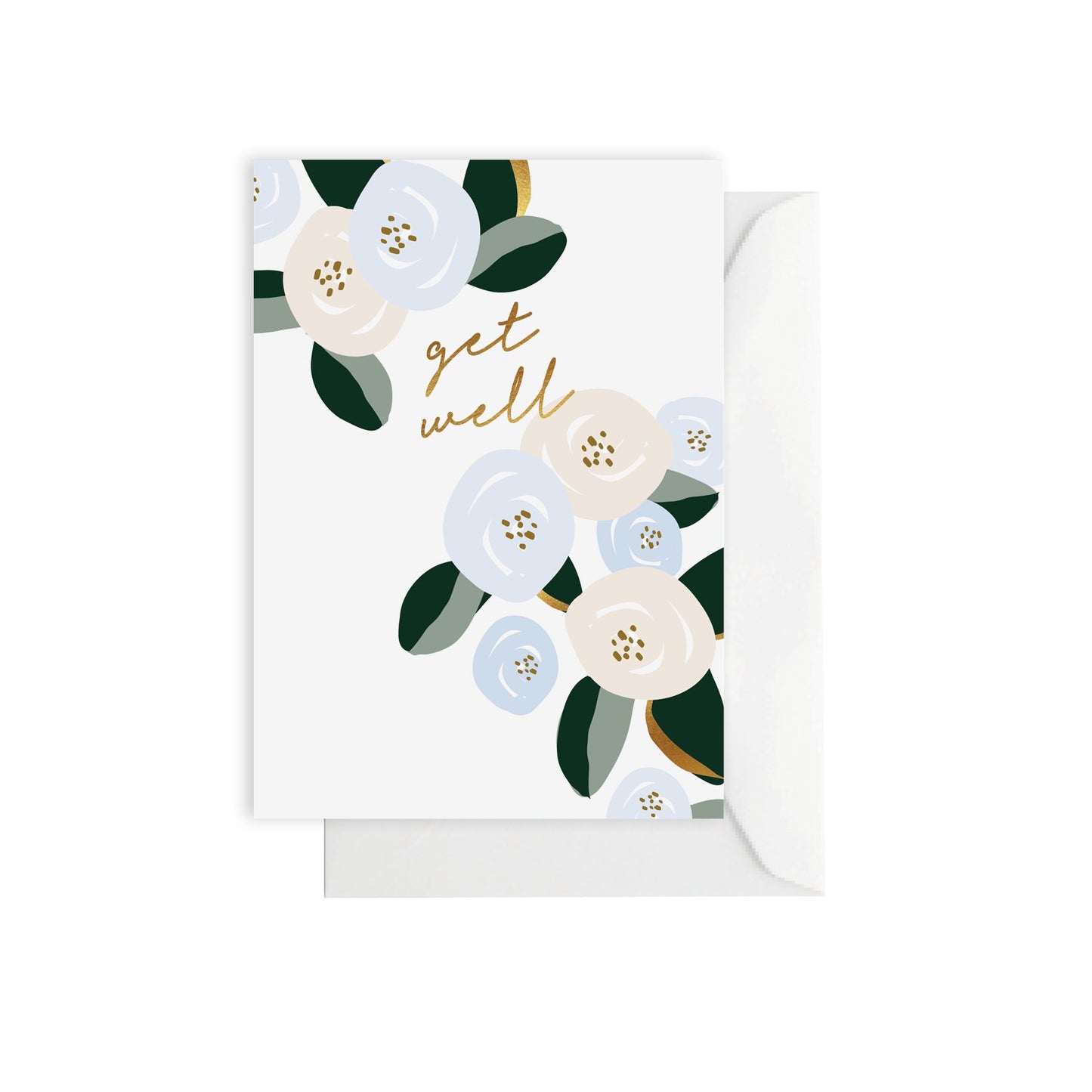 Get Well, Flower,  Greeting card