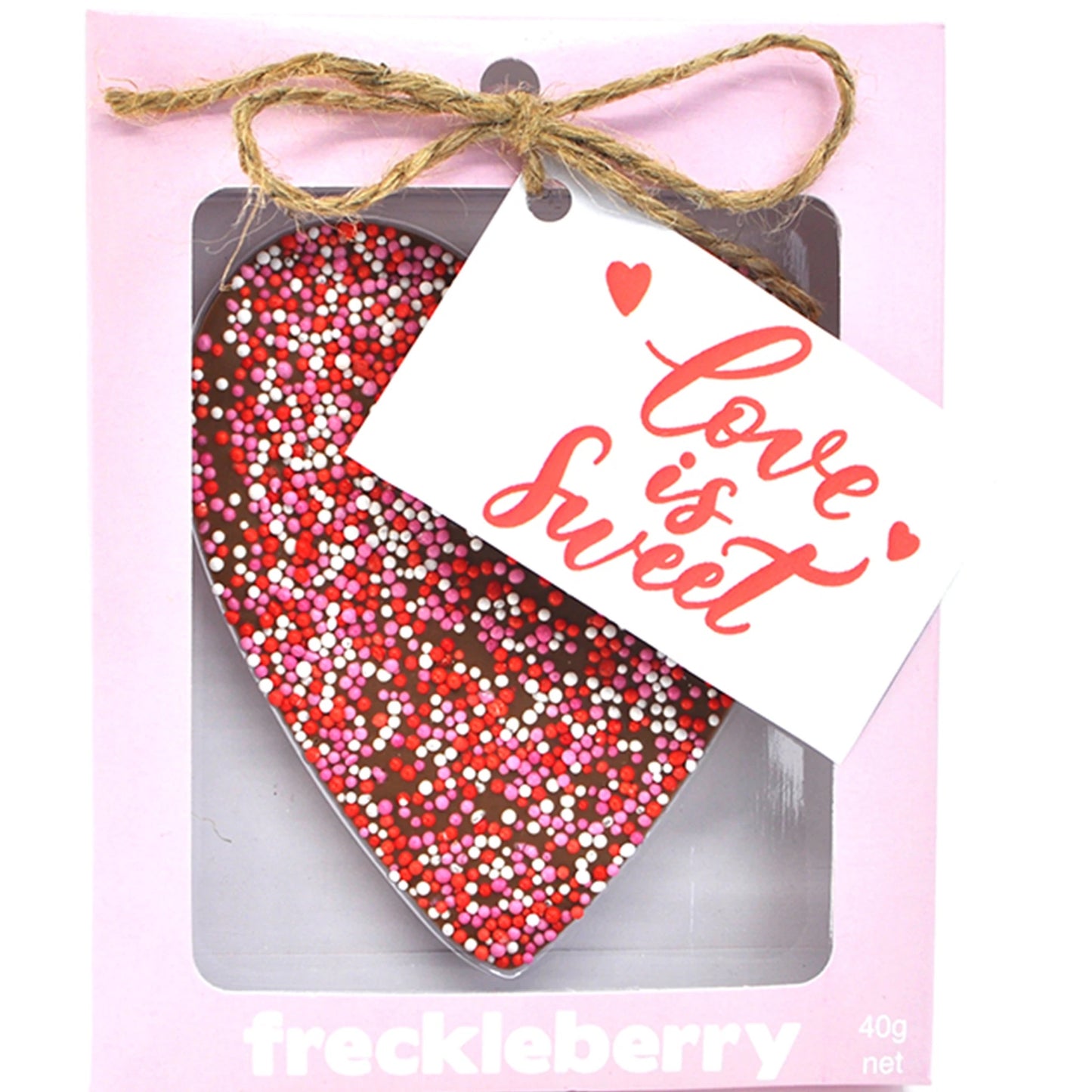 Freckle Milk Block, Valentines Heart